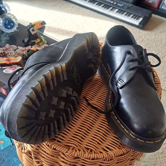 Dr. Martens Black Leather Oxfords